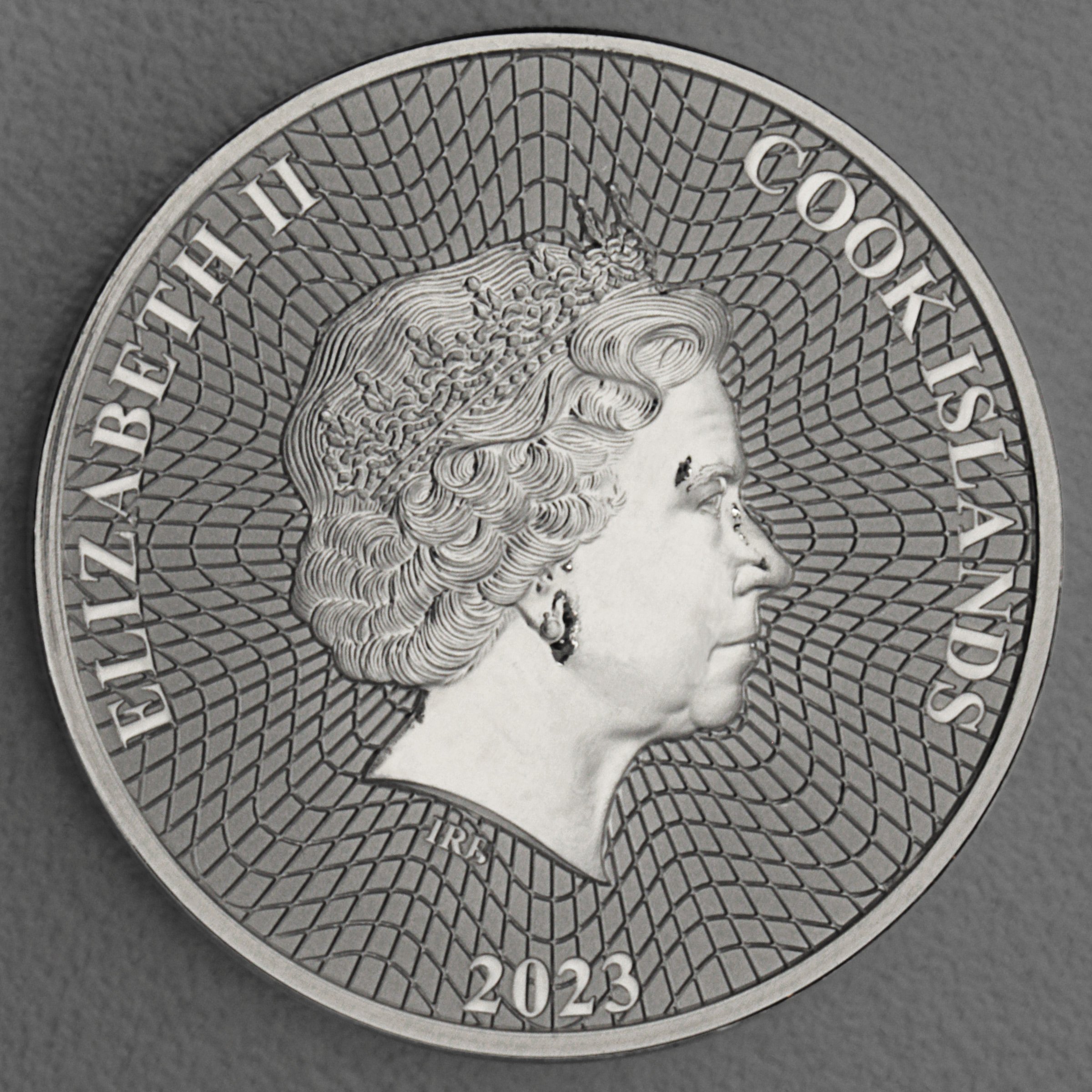 Silbermünze 1oz "Silver Star" 2023 diff. (Cook Islands) - Detailansicht 1