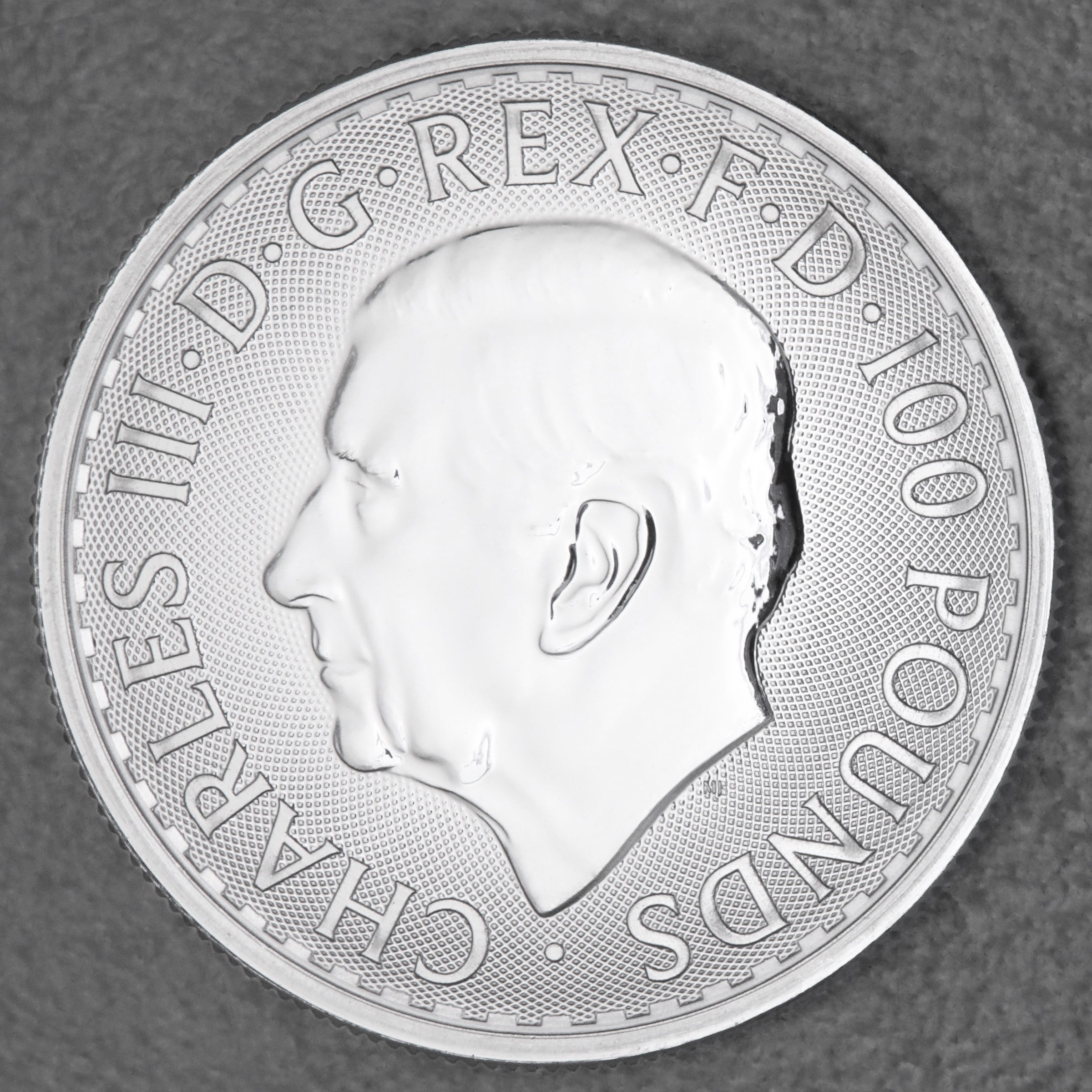 Platinmünze 1oz "Britannia" aktueller Jahrgang Charles III. (Großbritannien) - Detailansicht 1