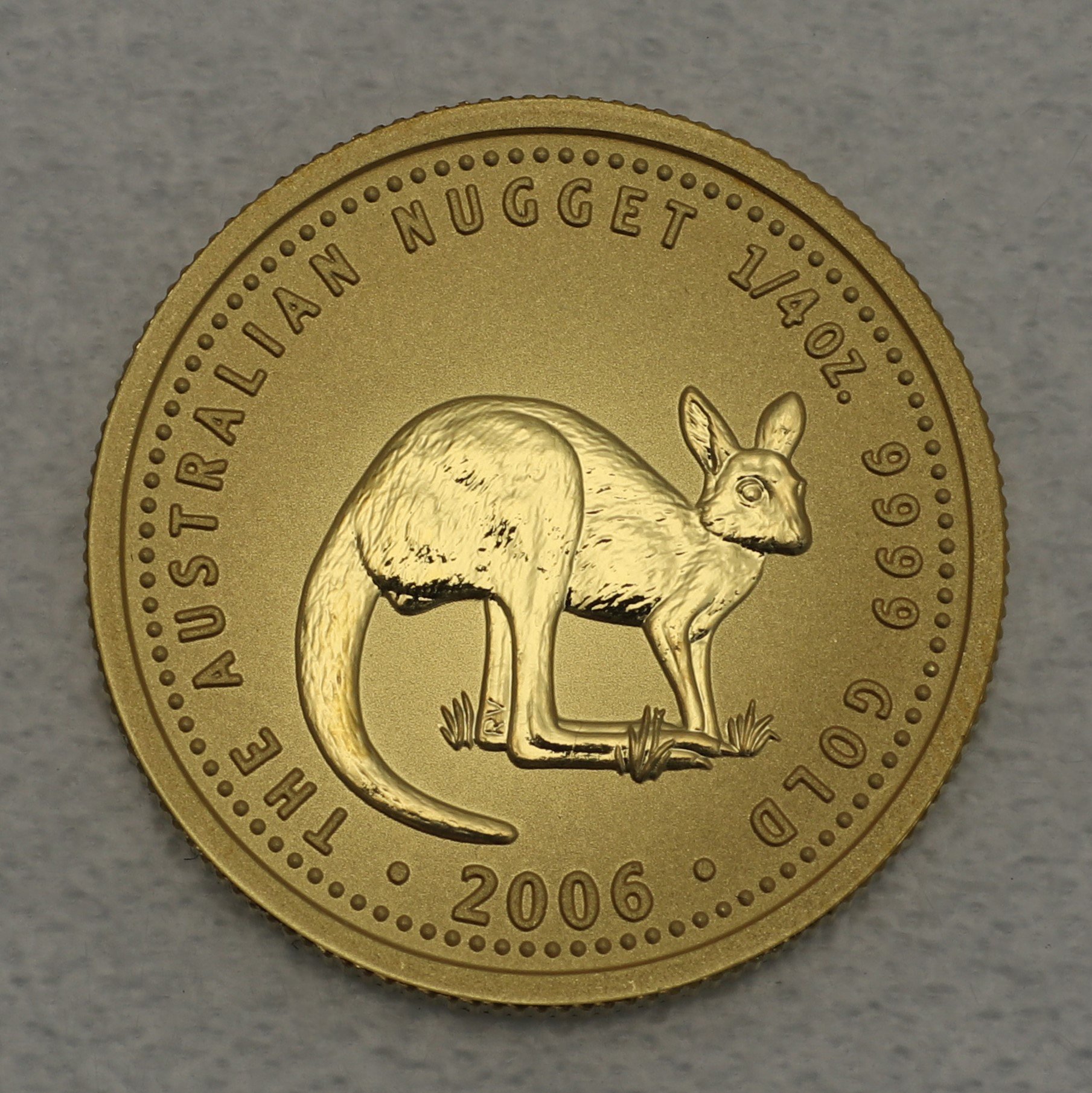 Goldmünze 1/4oz "Känguru" 2006 Australian Nugget (Australien) - Hauptansicht