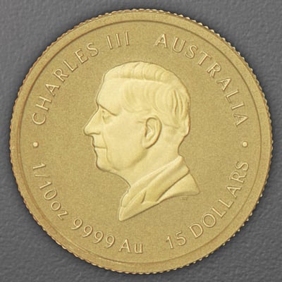 Goldmünze 1/10oz "Ziege" 2027 Lunar III – Year of the Goat (Australien) - Miniaturansicht 2
