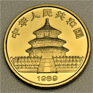 Goldmünze 1/2oz "Panda" 1989 (China) - Miniaturansicht 2