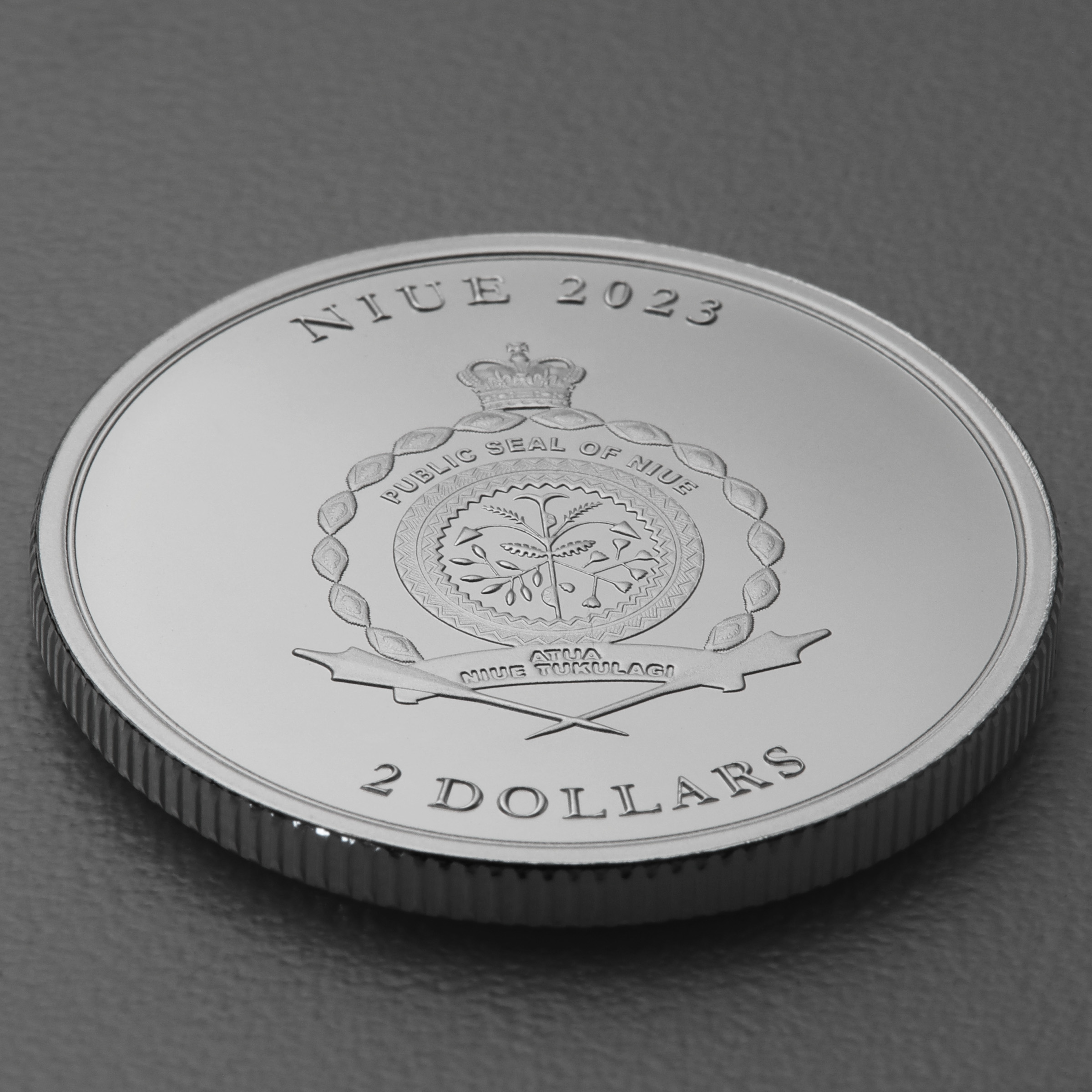 Silbermünze 1oz "Vivat Humanitas" 2023 (PP) (Niue) - Detailansicht 3