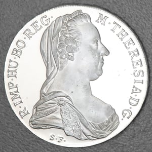 Silbermünze "1 Maria Theresien Taler" (Österreich) - Miniaturansicht 7