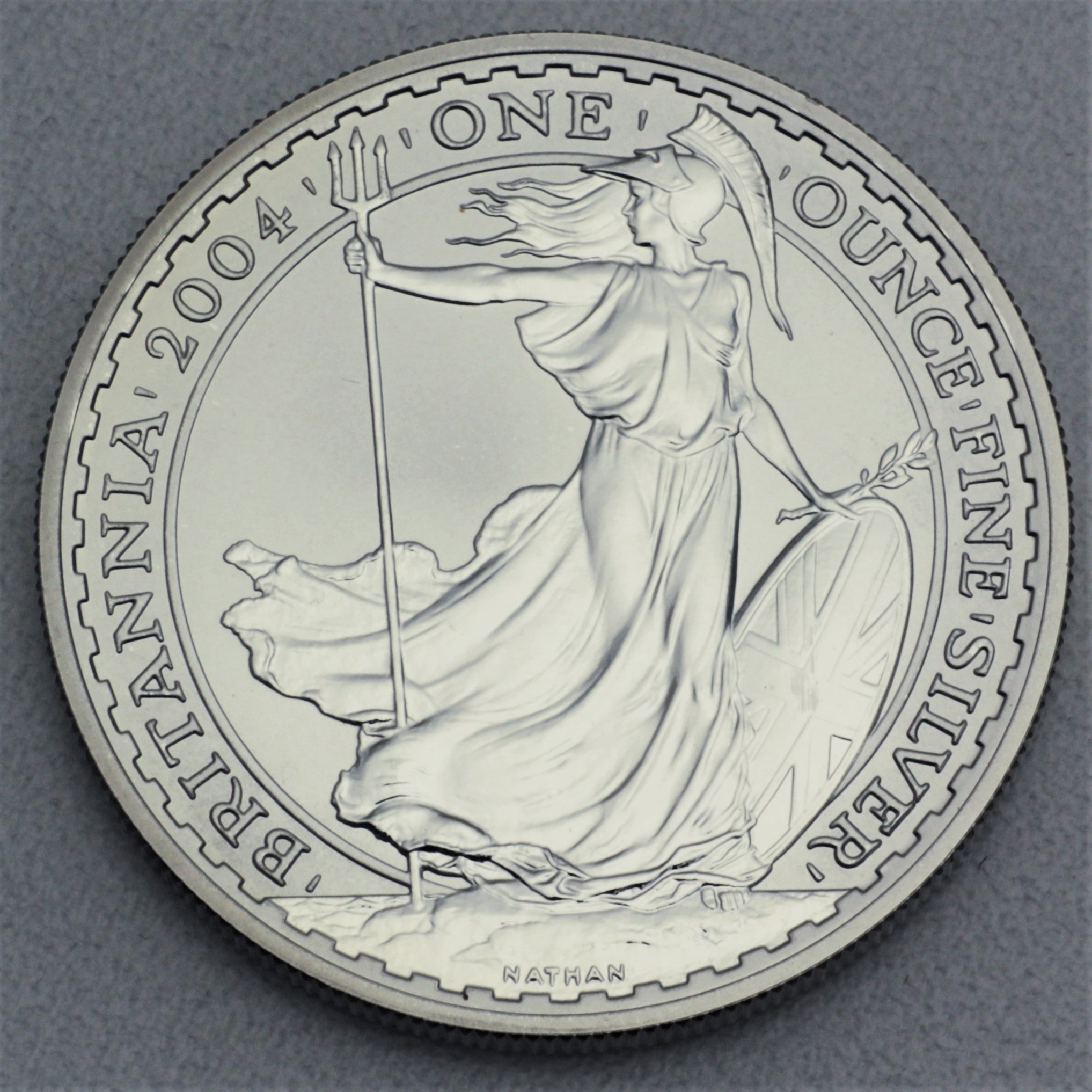 Silbermünze 1oz "Britannia" 2004 (Großbritannien) - Hauptansicht