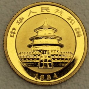 Goldmünze 1/20oz "Panda" 1994 (China) - Miniaturansicht 2
