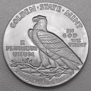 Silbermedaille 1oz "Indian Head Silver" (USA) - Miniaturansicht 2