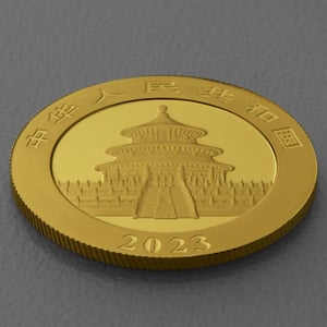 Goldmünze 15g "Panda" 2023 (China) - Miniaturansicht 4