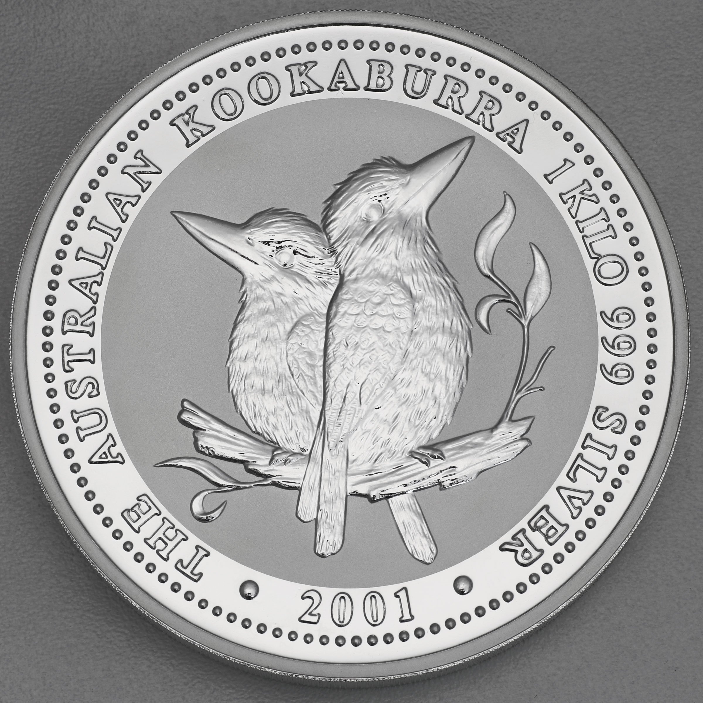 Silbermünze 1kg "Kookaburra" 2001 (Australien) - Hauptansicht