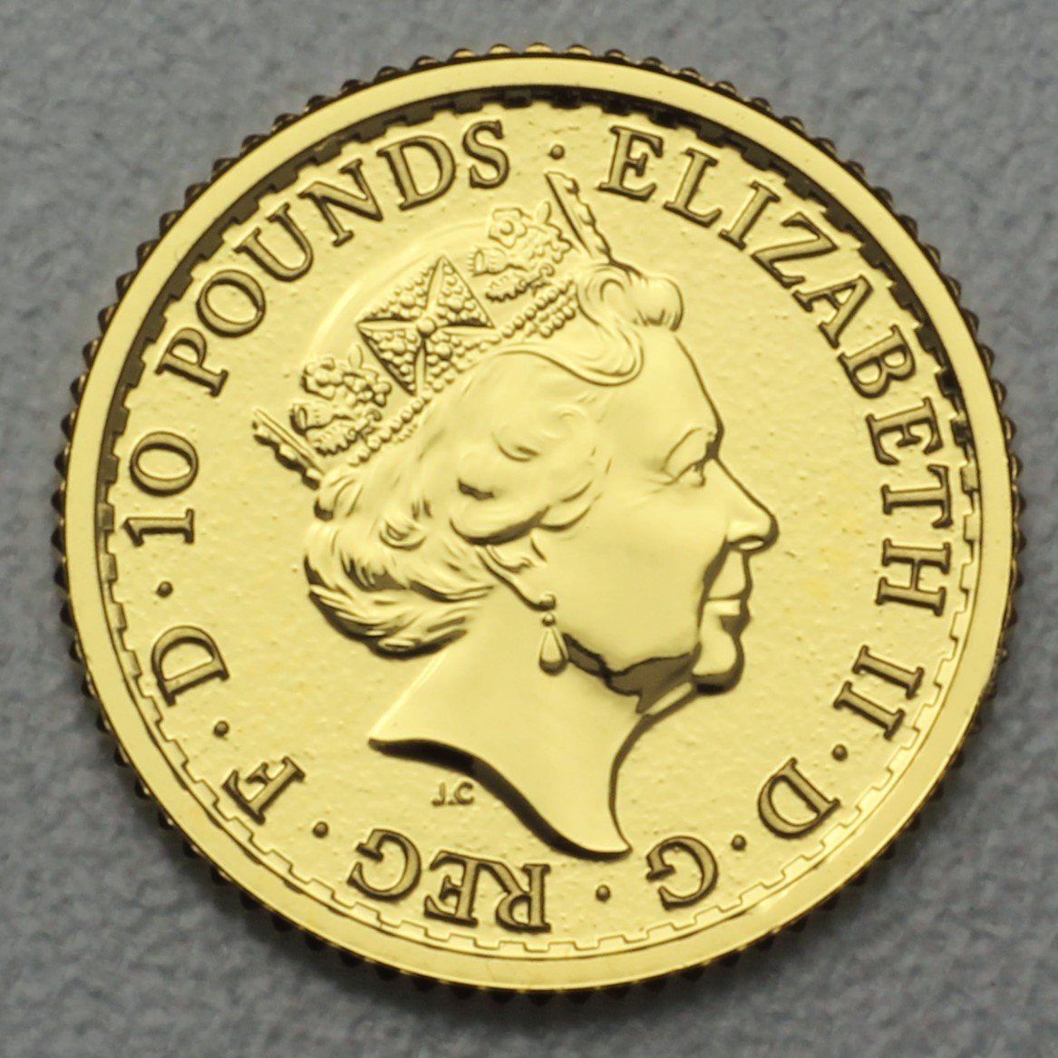Goldmünze 1/10oz "Britannia" ab 2013 (24kt) (Großbritannien) - Detailansicht 3