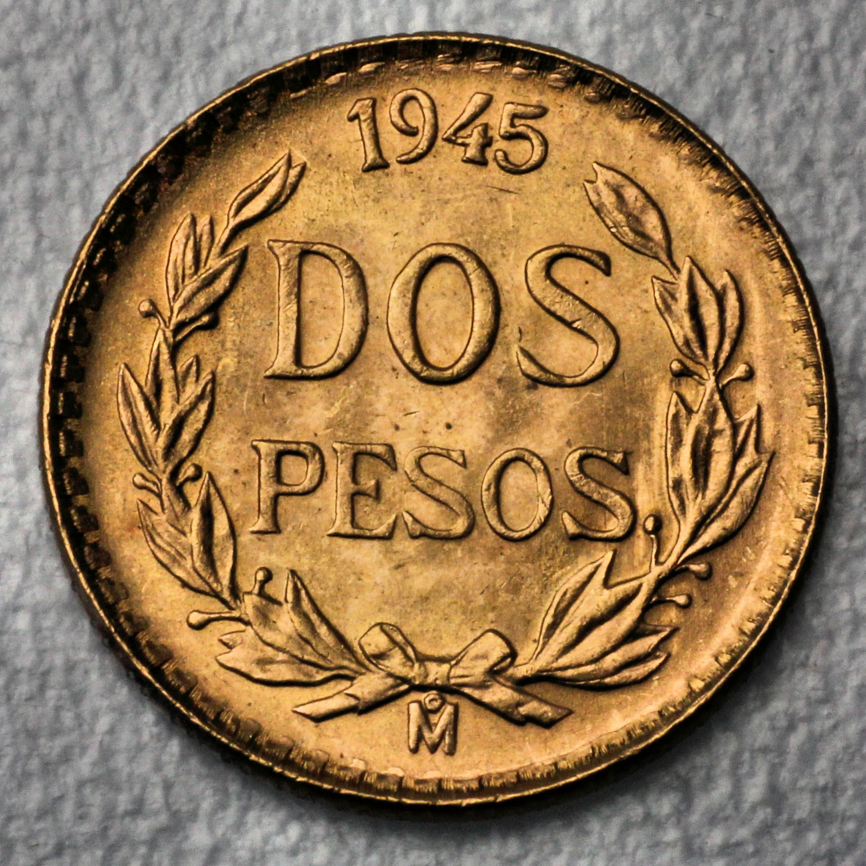 Goldmünze 2 Pesos Centenario (Mexiko) - Hauptansicht
