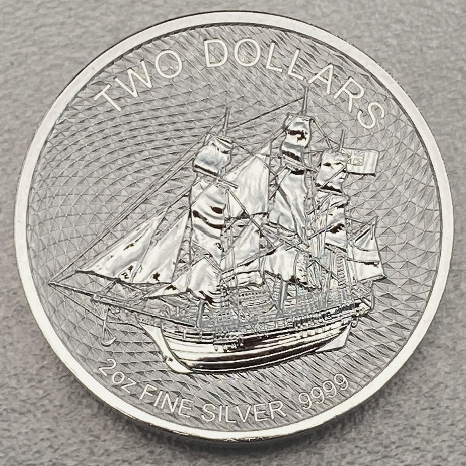 Silbermünze 2oz "Bounty" New Generation (Cook Islands) - Detailansicht 2