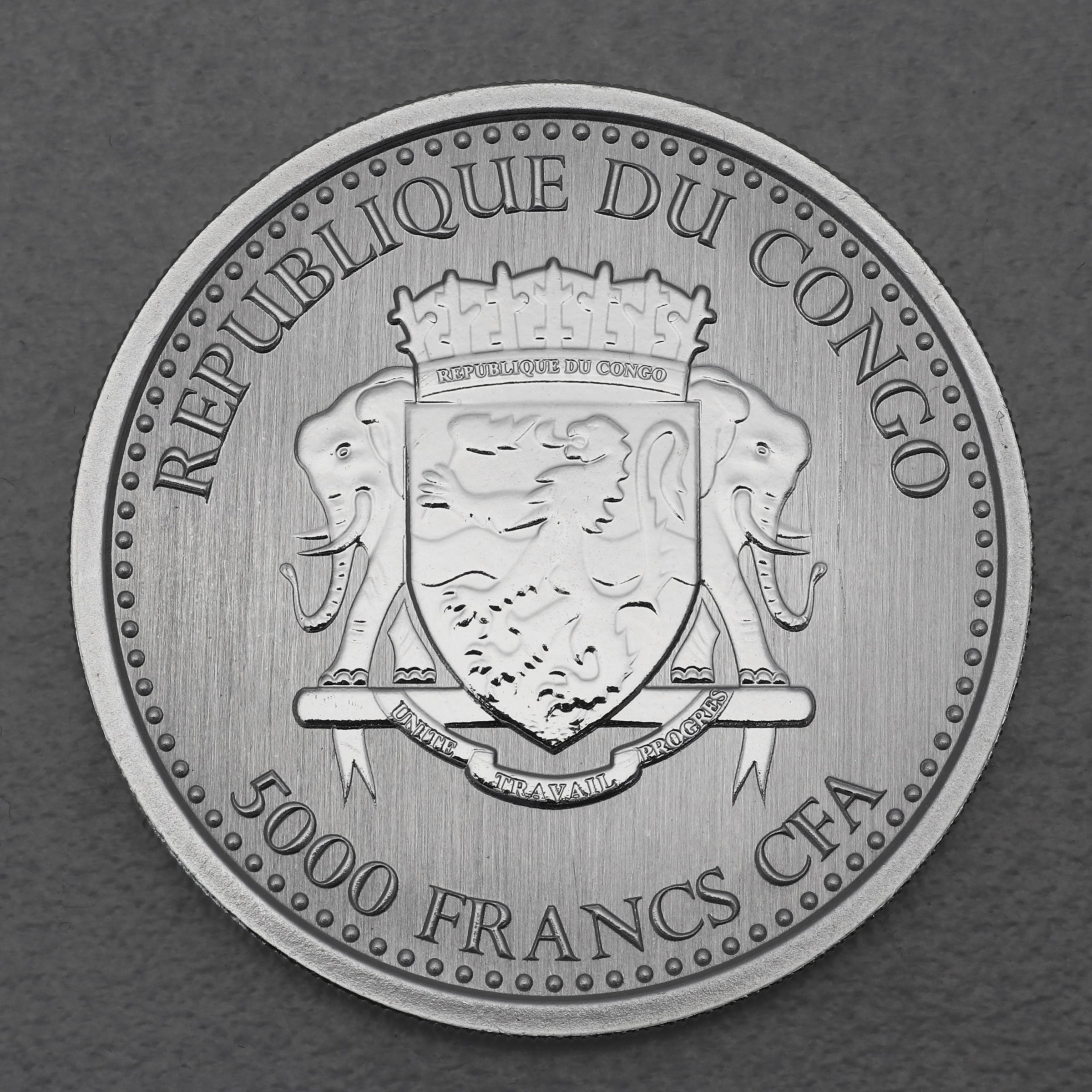 Silbermünze 1oz "Silberrücken Gorilla" 2018 (Kongo) - Detailansicht 1