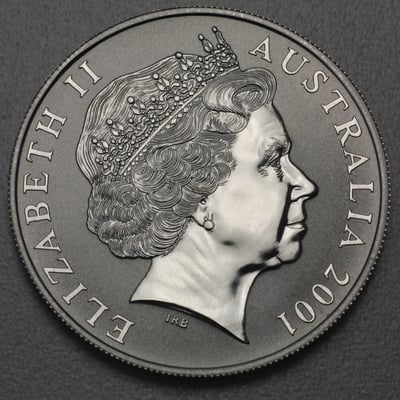 Silbermünze 1oz "Känguru" 2001 Royal Australian Mint (Australien) - Miniaturansicht 2