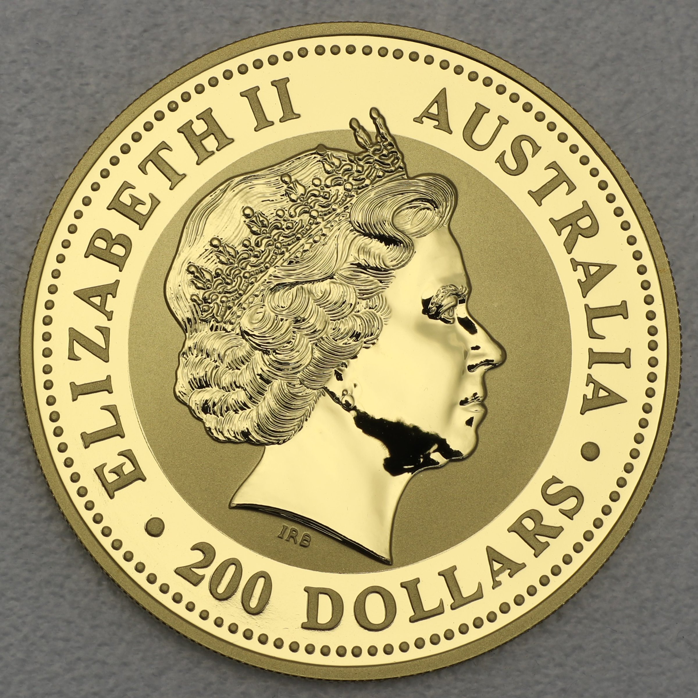 Goldmünze 2oz "Känguru" 2002 Australian Nugget (Australien) - Detailansicht 1