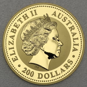 Goldmünze 2oz "Känguru" 2002 Australian Nugget (Australien) - Miniaturansicht 2