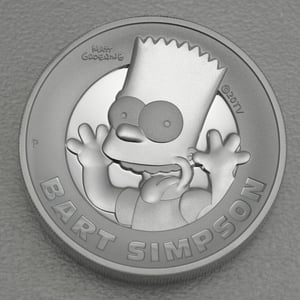 Silbermünze 2oz "Bart Simpson" 2022 (PP/HR) The Simpsons (Tuvalu) - Hauptansicht