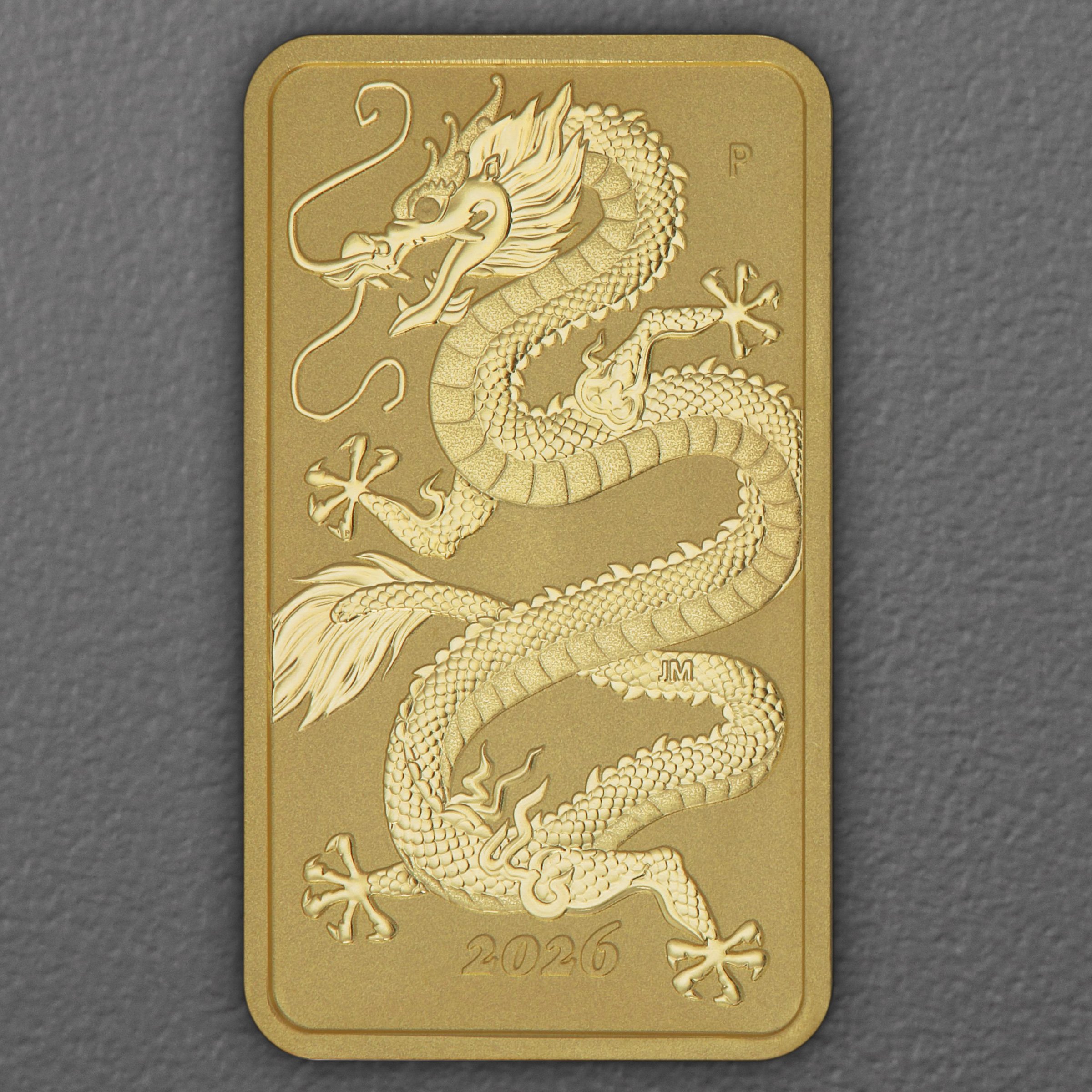 Goldmünzbarren 1oz "Rectangular Dragon" 2026 (Australien) - Hauptansicht