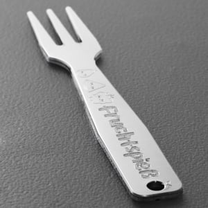 Gourmet-Gabel "Fruchtspieß" Sterling-Silber - Miniaturansicht 3