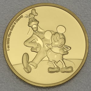 Goldmünze 1oz "Mickey & Goofy" 2021 Disney (Niue) - Hauptansicht