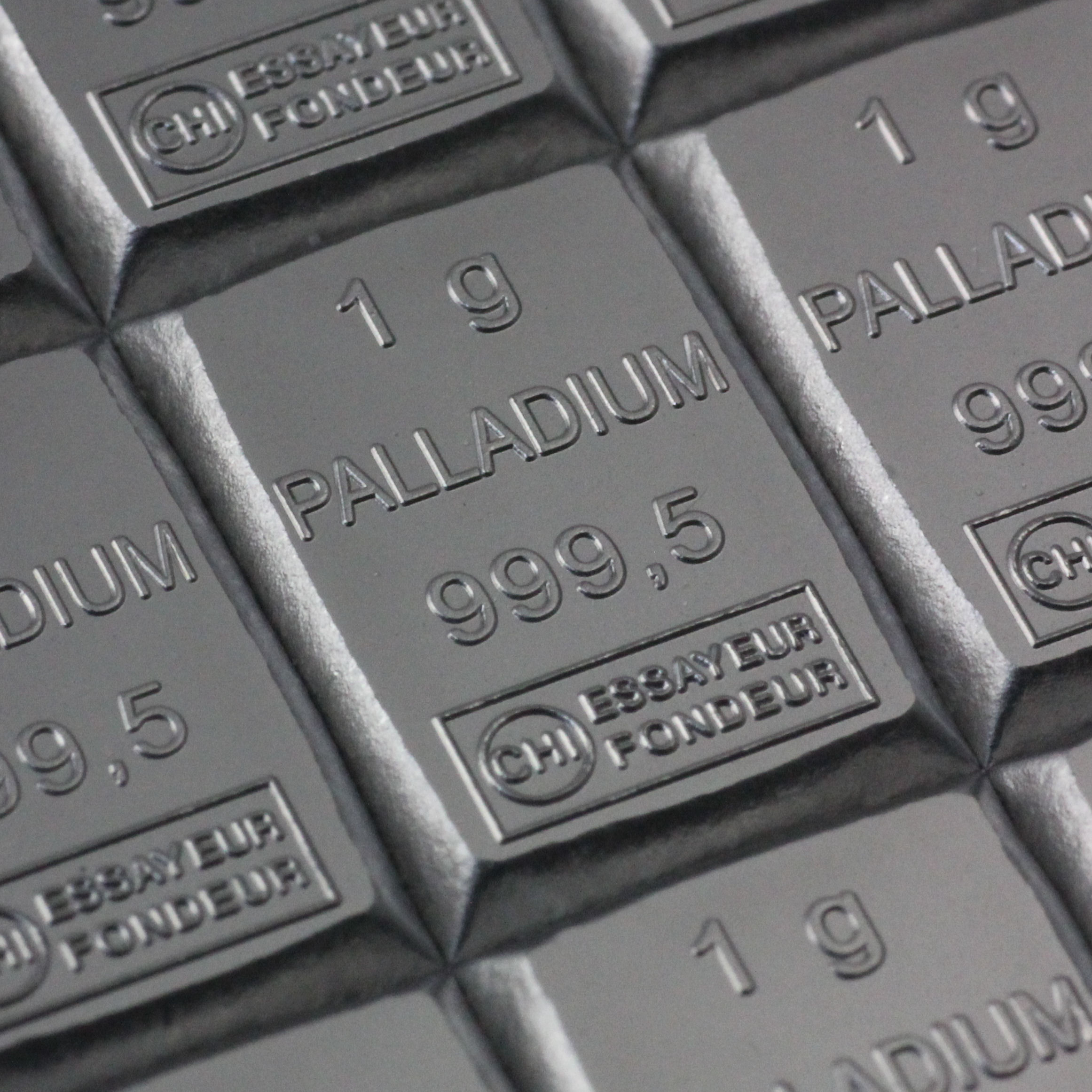 Palladiumtafel (50x 1g Feinpalladium) "CombiBar" - Detailansicht 4
