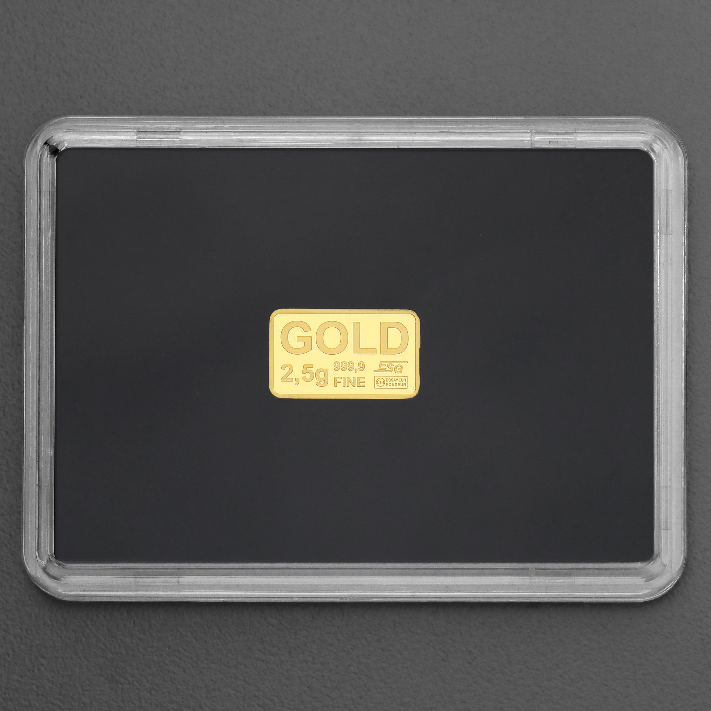 Goldbarren 2,5g Gravur "Frohes Fest" - Detailansicht 5