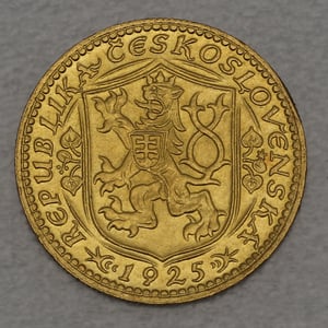 Goldmünze "1 Dukat" (Tschechoslowakei) - Miniaturansicht 2