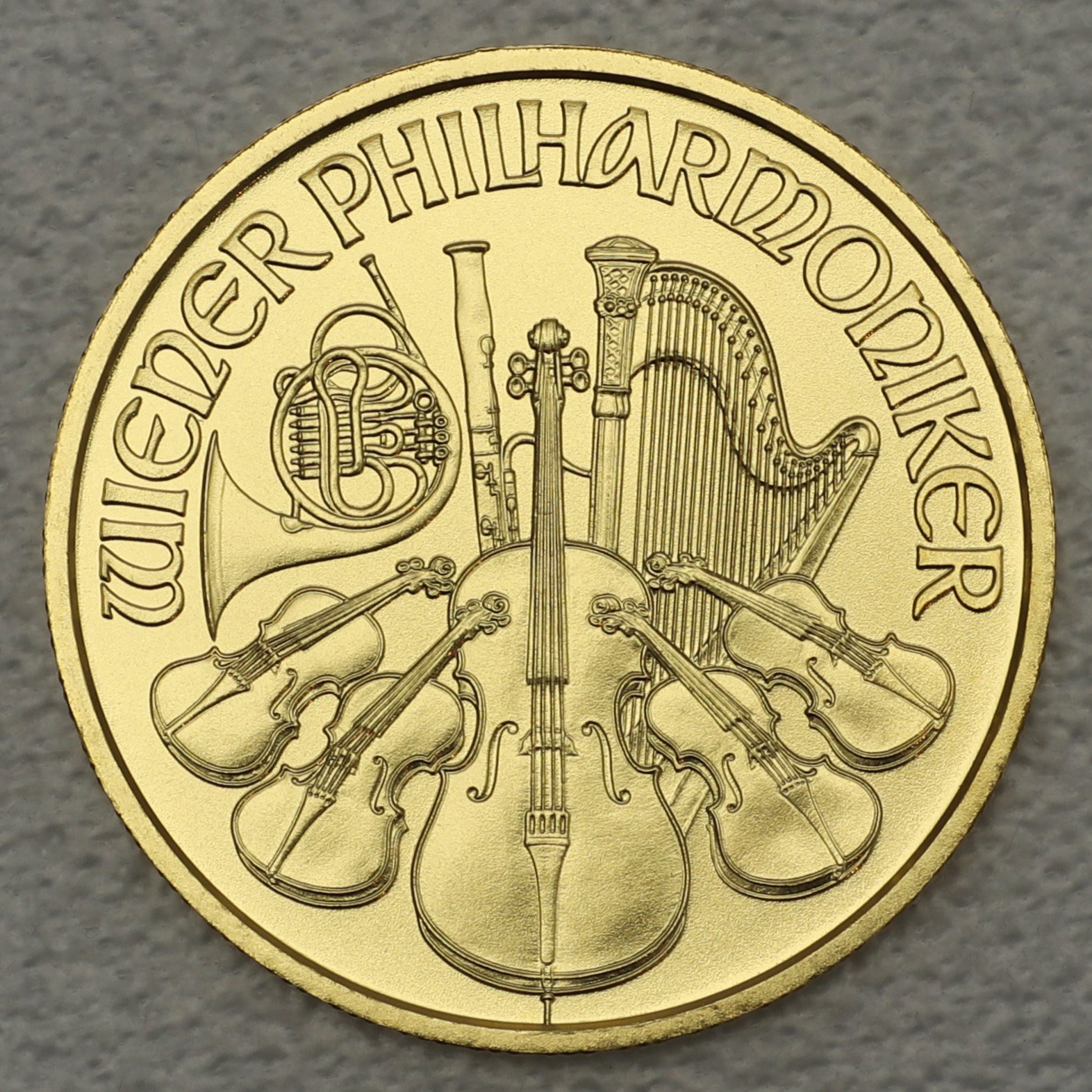 Goldmünze 1/2oz "Wiener Philharmoniker" verschiedene Jahrgänge (Österreich) - Hauptansicht