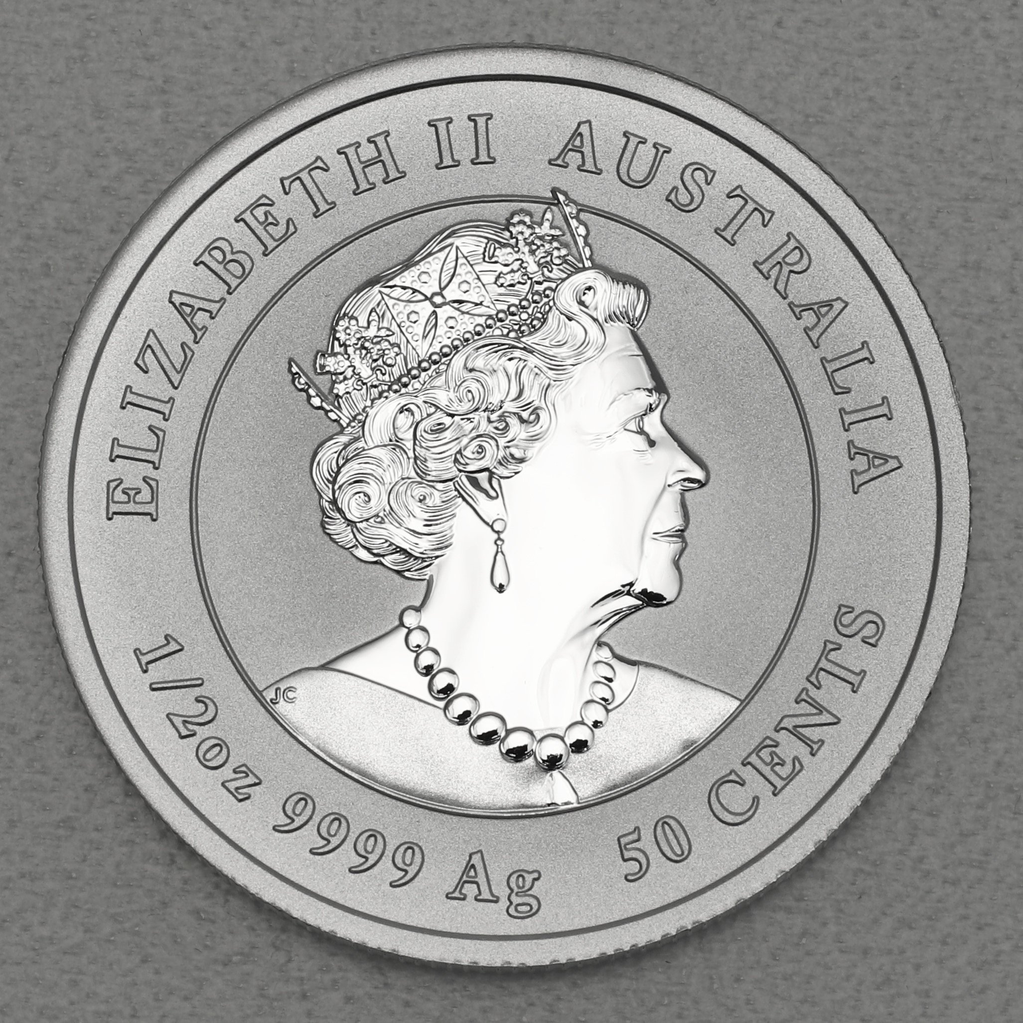 Silbermünze 1/2oz "Tiger" 2022 Lunar III – Year of the Tiger (Australien) - Detailansicht 1