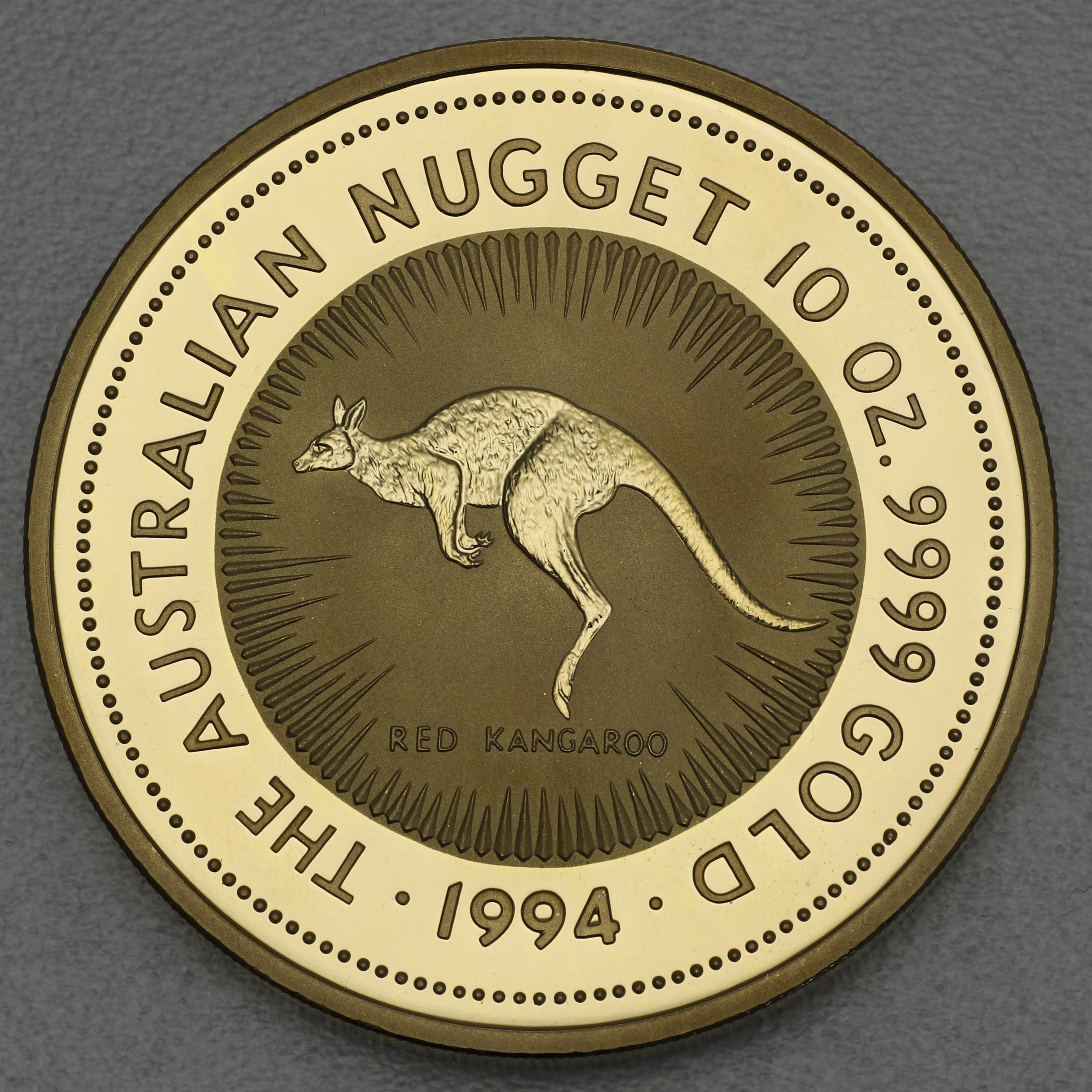 Goldmünze 10oz "Känguru" 1994 Australian Nugget (Australien) - Hauptansicht