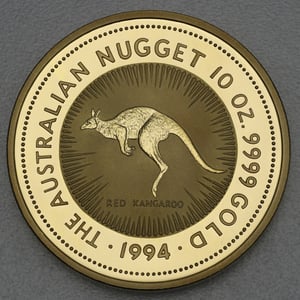 Goldmünze 10oz "Känguru" 1994 Australian Nugget (Australien) - Hauptansicht