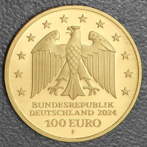 Goldmünze 100 Euro "Der zerbrochne Krug" 2024 Meisterwerke der deutschen Literatur (Deutschland) - Miniaturansicht 2