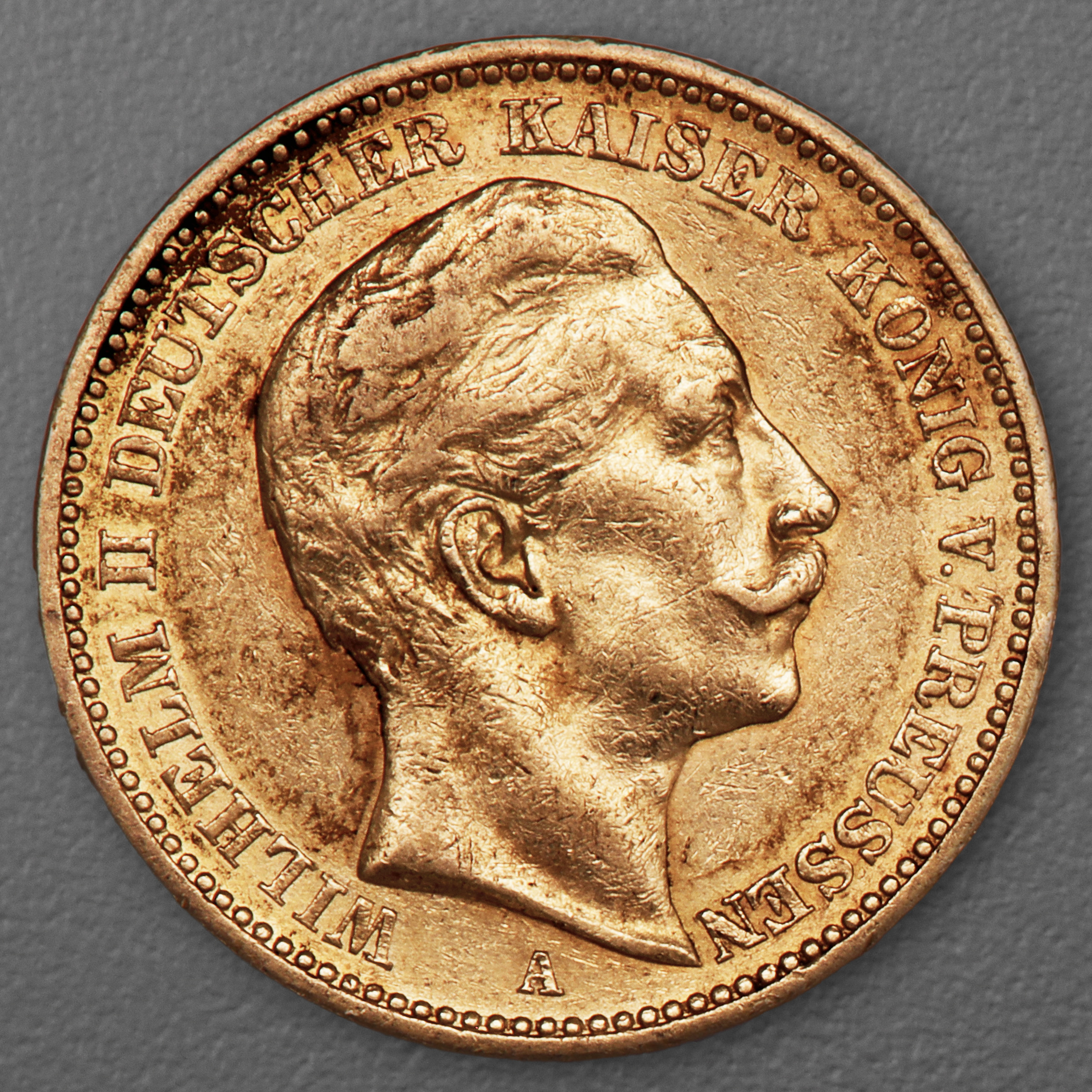 Goldmünze 20 Mark "Wilhelm II." 1893-A J.252 (Preußen) - Hauptansicht