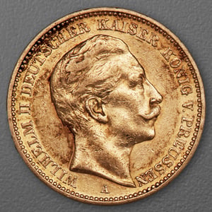 Goldmünze 20 Mark "Wilhelm II." 1893-A J.252 (Preußen) - Hauptansicht