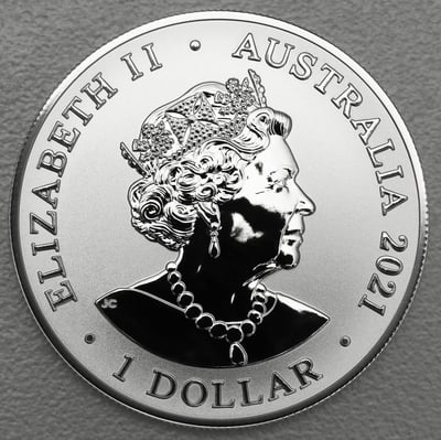 Silbermünze 1oz "Great White Shark" 2021 Australia’s Most Dangerous (Australien) - Miniaturansicht 2