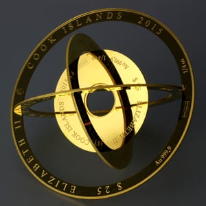 Goldmünze 4 x 1/4oz "Armillary" (Cook Islands) - Miniaturansicht 5