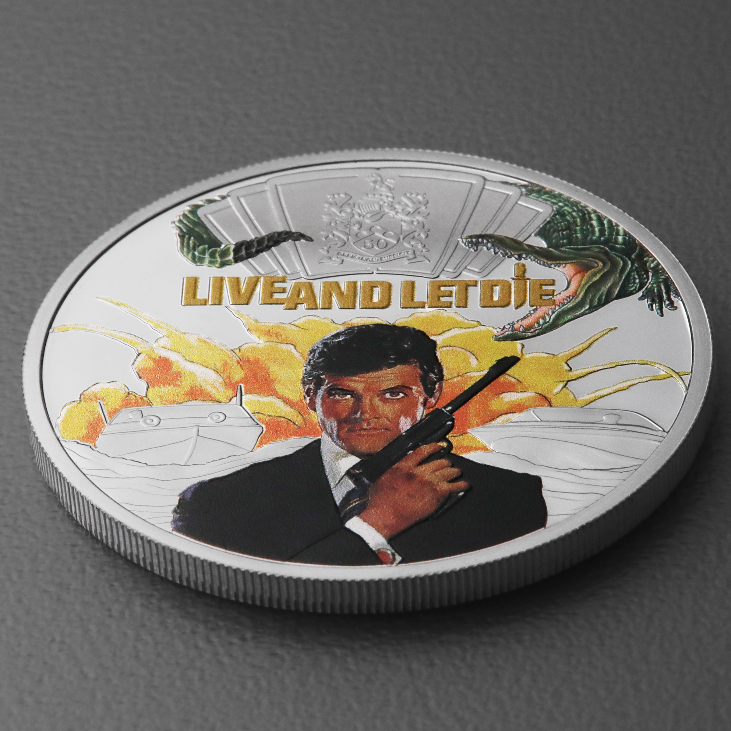 Silbermünze 1oz "Live and Let Die" 2023 (PP/kol.) James Bond (Tuvalu) - Detailansicht 2