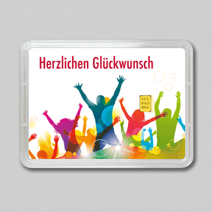 Goldbarren 0,5g "Jugendweihe" (Flip) - Hauptansicht