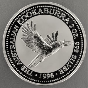 Silbermünze 2oz "Kookaburra" 1996 (Australien) - Hauptansicht
