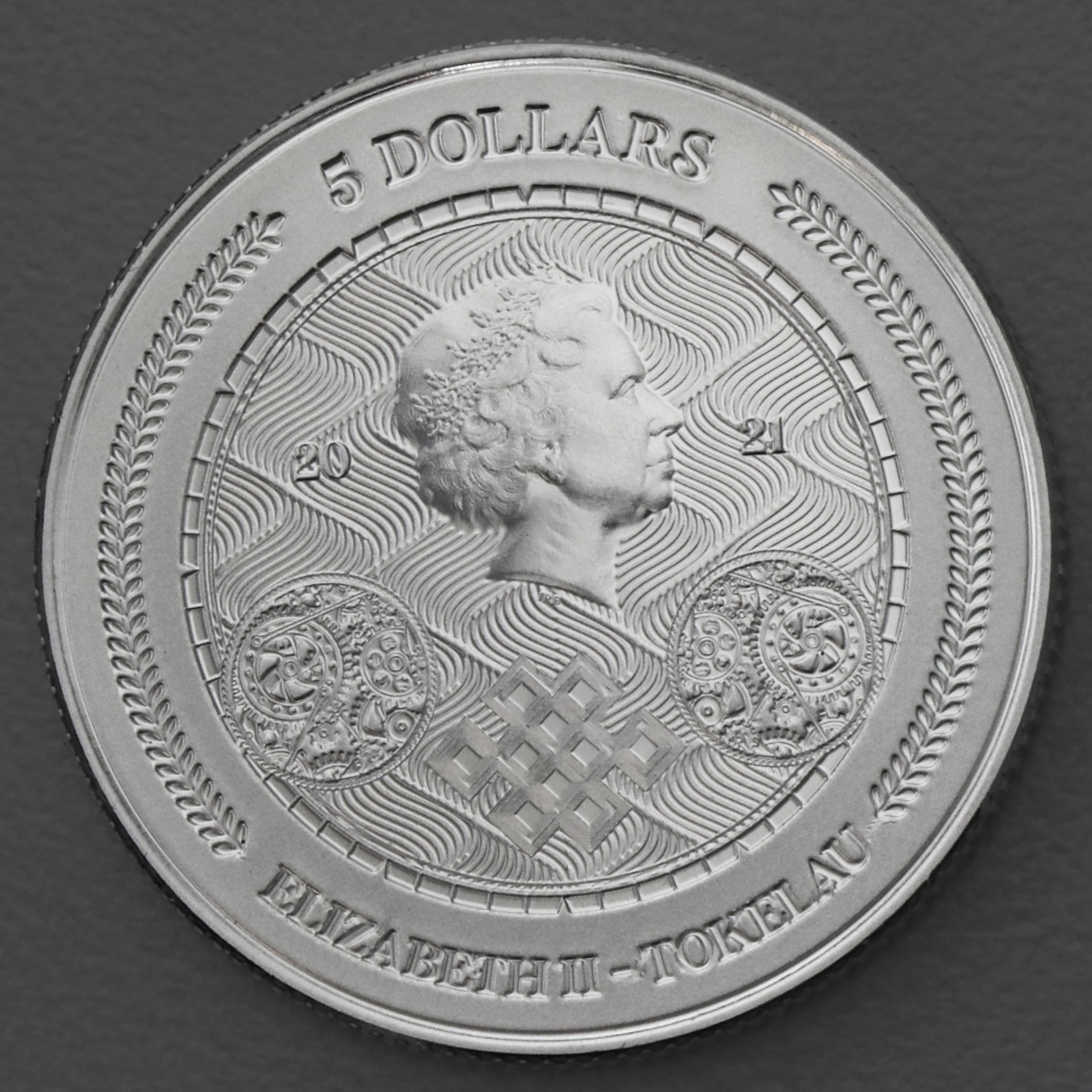 Silbermünze 1oz "Chronos" 2021 (Tokelau) - Detailansicht 1