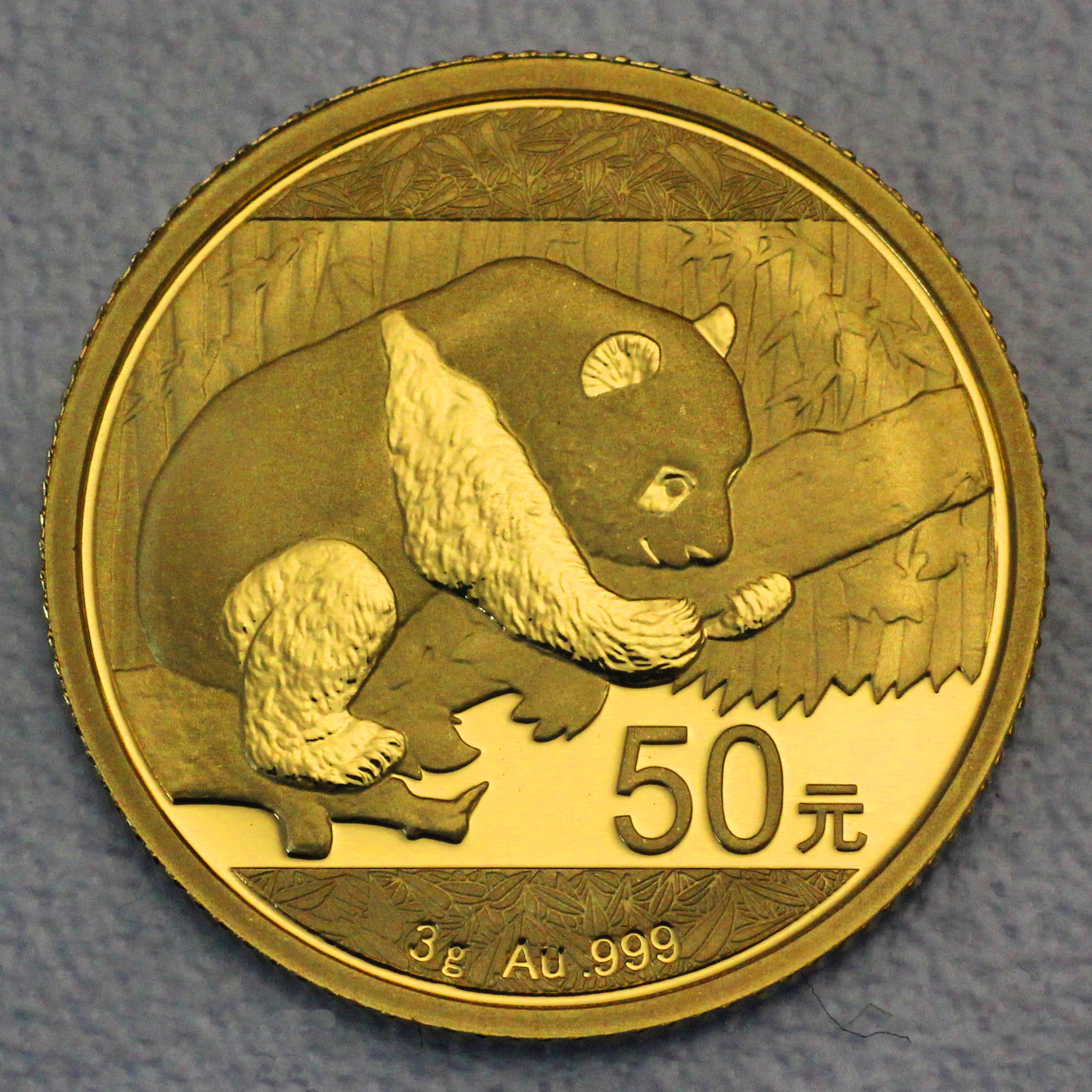 Goldmünze 3g "Panda" 2016 (China) - Hauptansicht