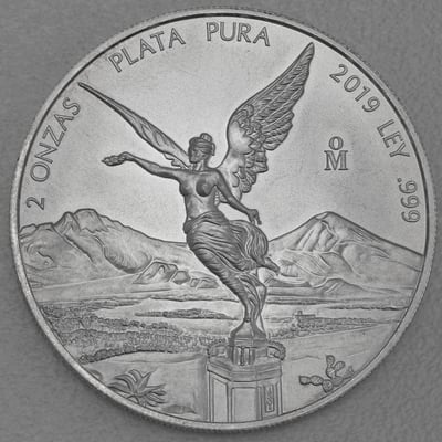 Silbermünze 2oz "Libertad" 2019 (Mexiko) - Hauptansicht