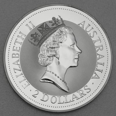 Silbermünze 2oz "Kookaburra" 1998 (Australien) - Miniaturansicht 2
