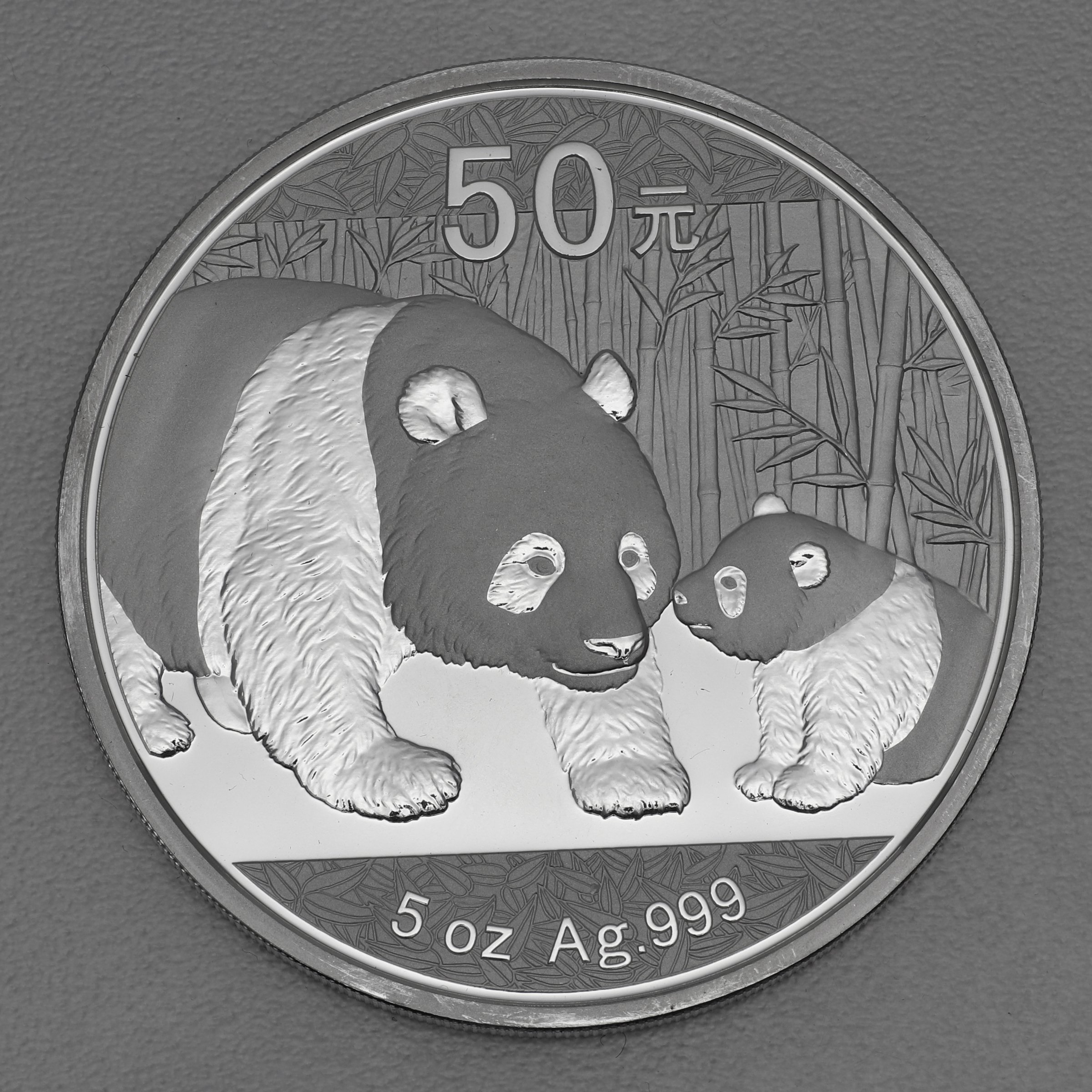 Silbermünze 5oz "Panda" 2011 (China) - Hauptansicht