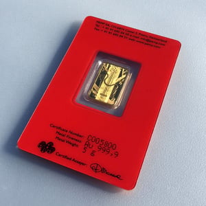 Goldbarren 5g "Affe 2016" Lunar PAMP - Miniaturansicht 3