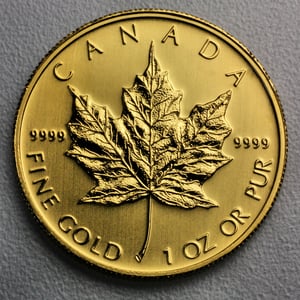 Goldmünze 1oz "Maple Leaf" verschiedene Jahrgänge (Kanada) - Miniaturansicht 3