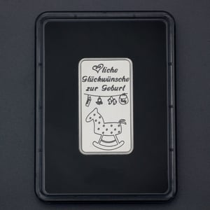 Silberbarren 1oz "Zur Geburt" ESG - Miniaturansicht 2
