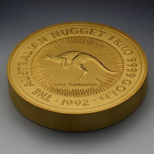 Goldmünze 1kg "Känguru" 1992 Australian Nugget (Australien) - Miniaturansicht 3