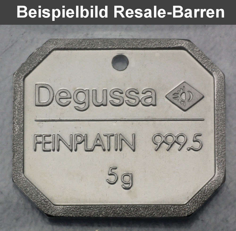 Platinbarren 5g (Resale) - Detailansicht 2