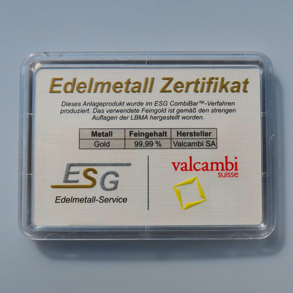Goldbarren 1g "Junge/Heilige Kommunion" (Motiv) - Detailansicht 3