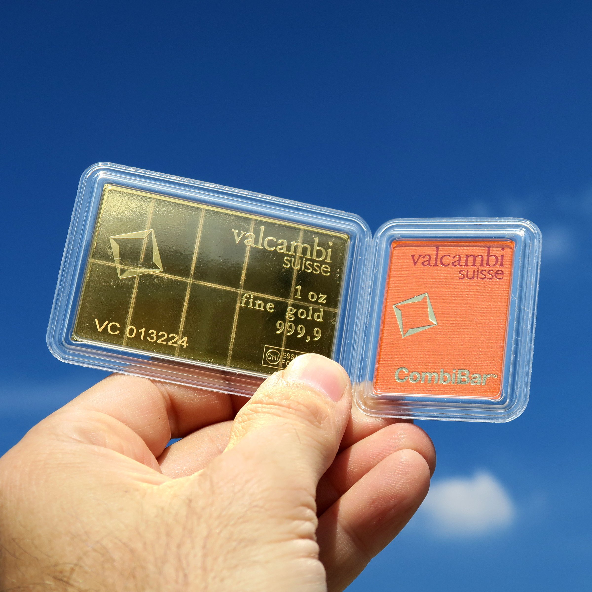 Goldtafel VALCAMBI (10x 1/10oz Au) "CombiBar" - Detailansicht 3